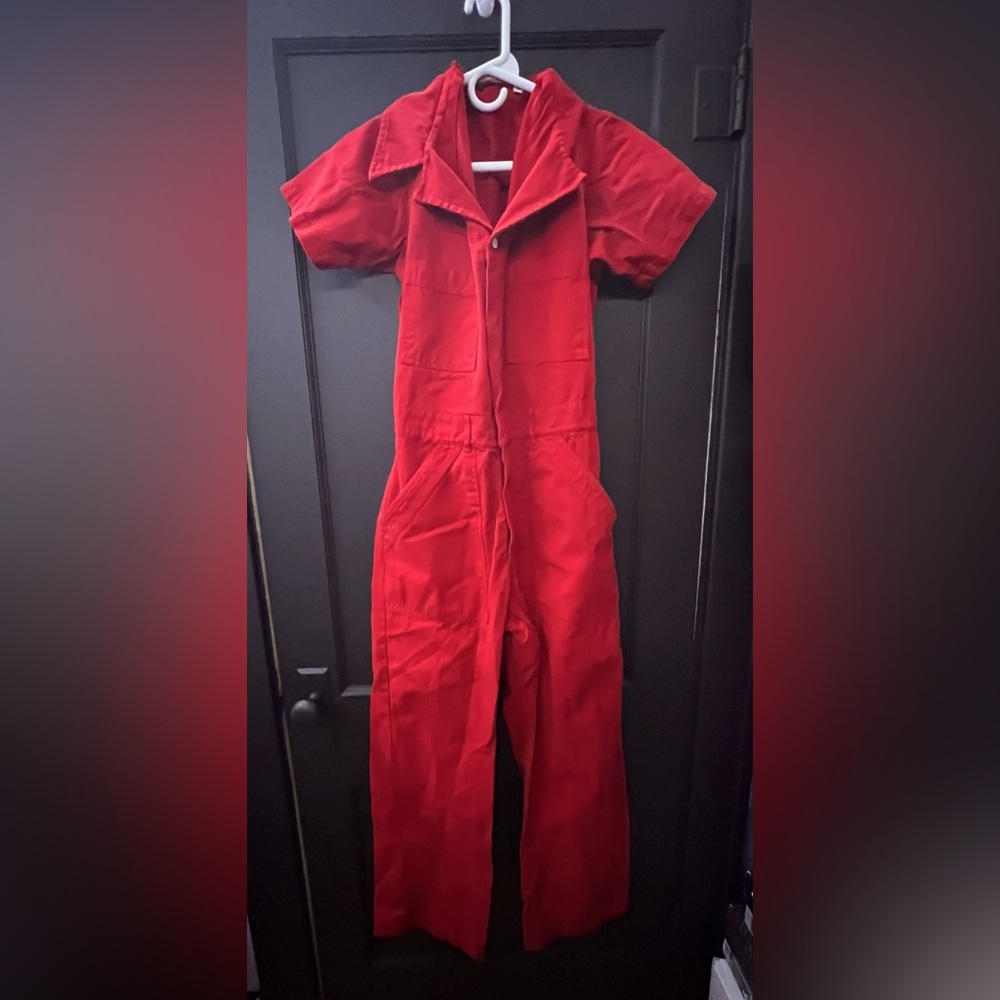 size medium short sleeve work suit big bud press jumpsuit